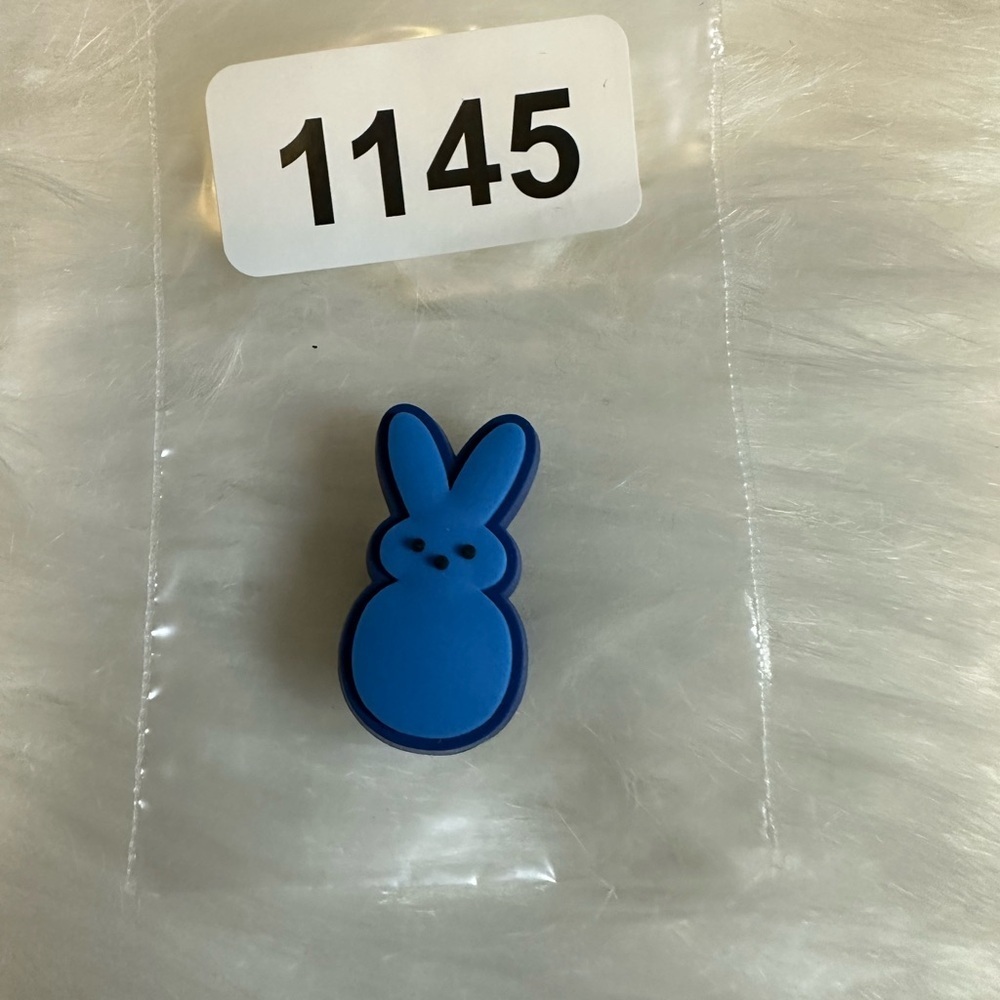 croc charm Blue Bunny Shaped Accessory